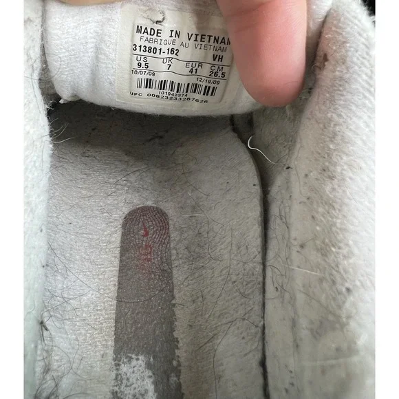 Nike Dart IV Running Shoes White Gray Red Womens Size 9.5 313801-162 - Picture 8 of 9